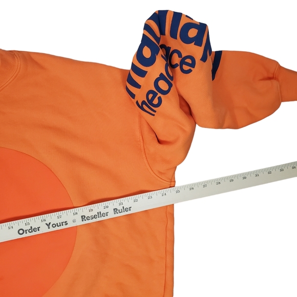 NEW Madhappy Headspace Heritage Crewneck Sweatshirt XS Unisex Orange Long Sleeve - Picture 14 of 15